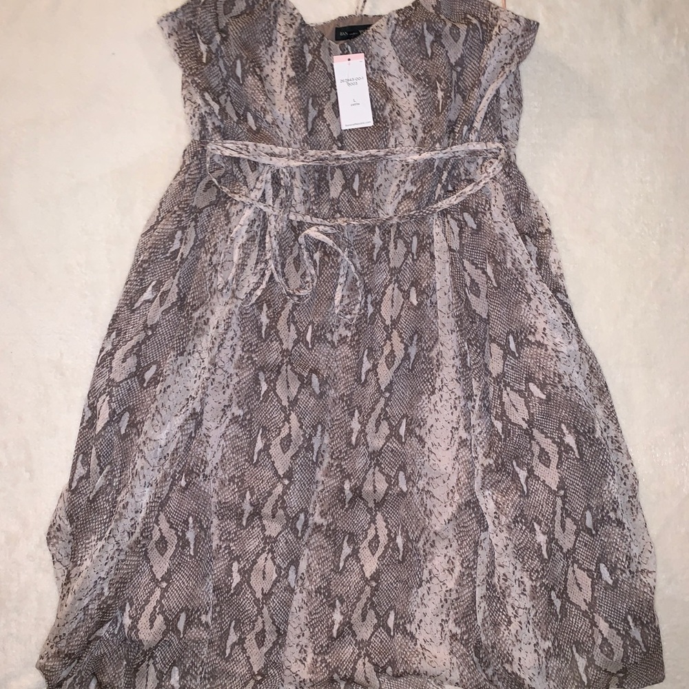 Banana Republic Strappy Snake Print Dress - Picture 3 of 4